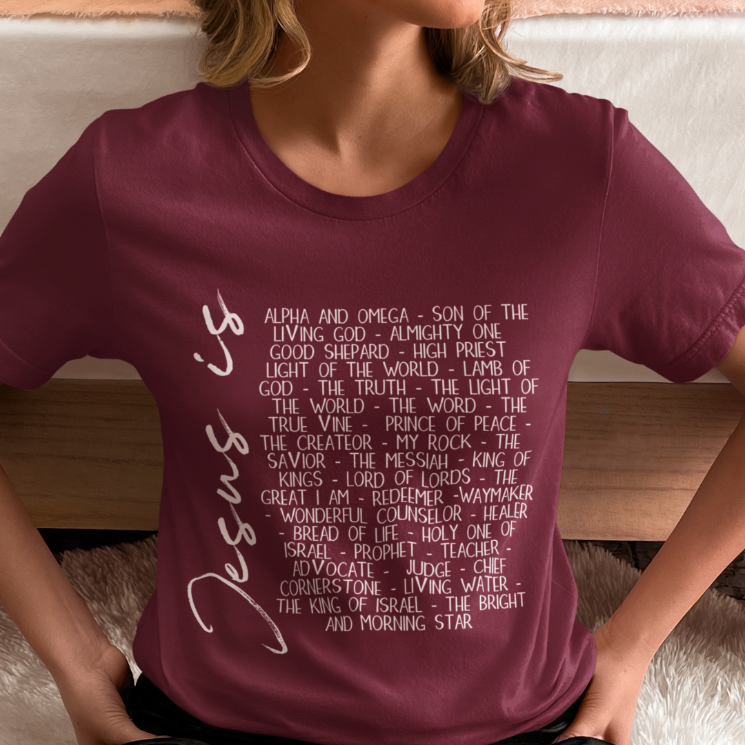 Jesus Is Tee (white)