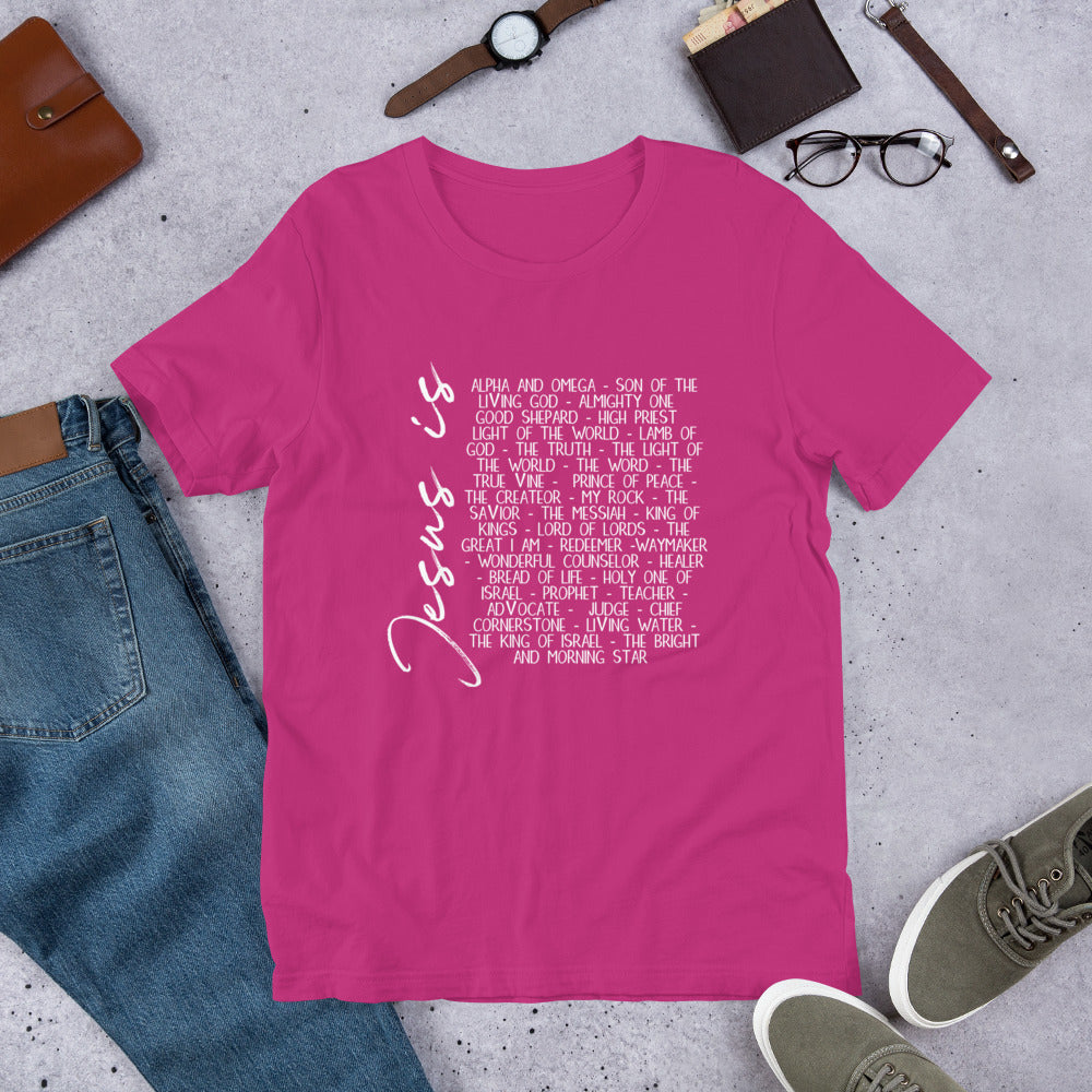Jesus Is Tee (white)