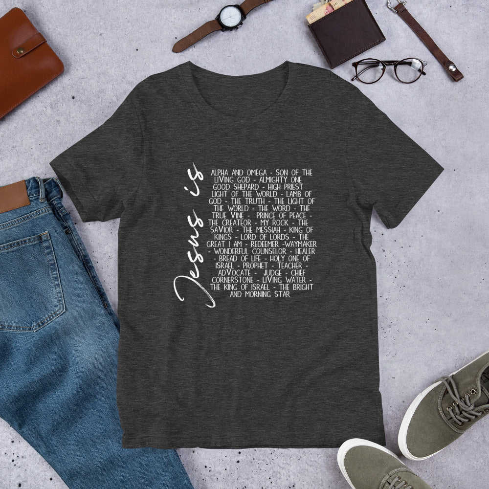 Jesus Is Tee (white)