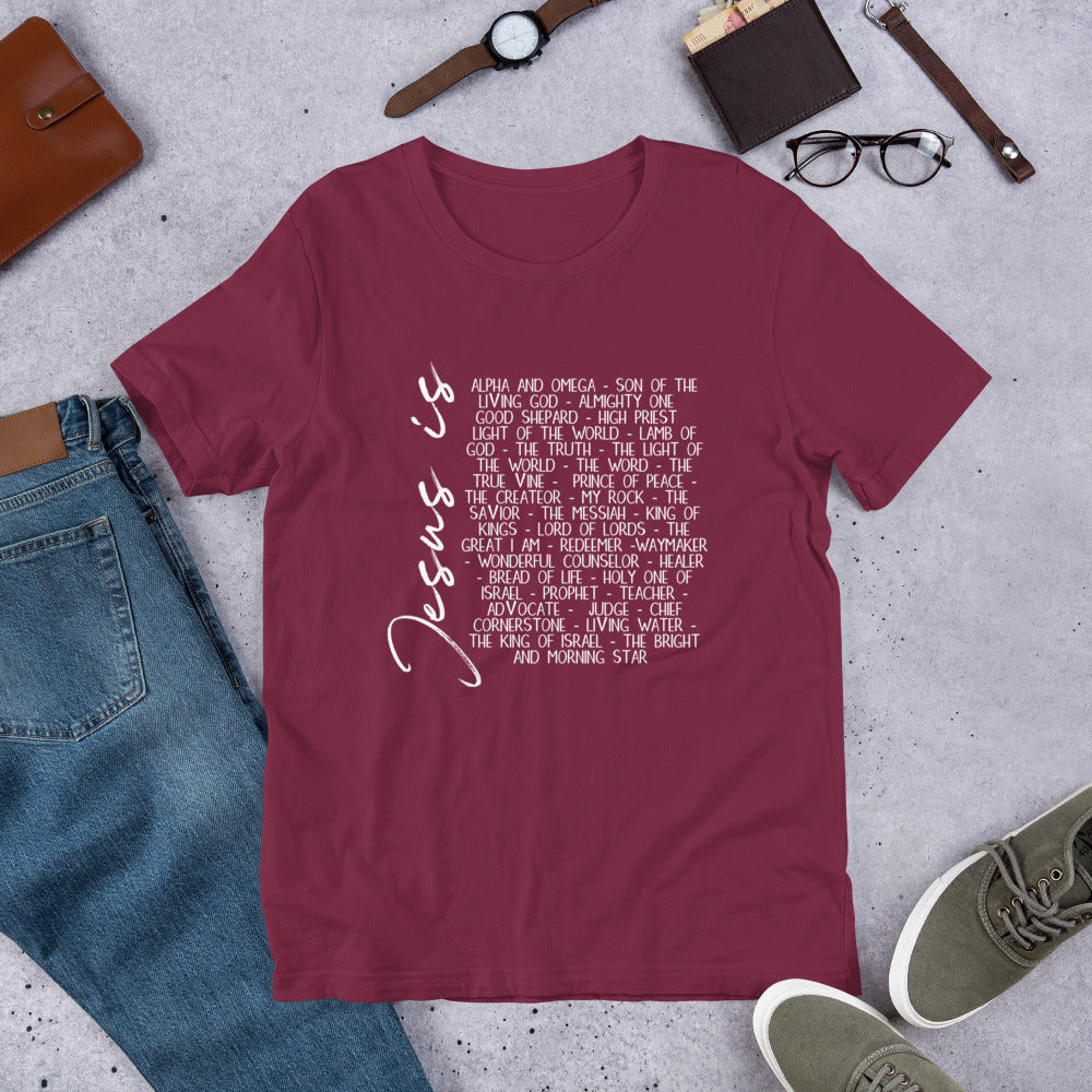 Jesus Is Tee (white)