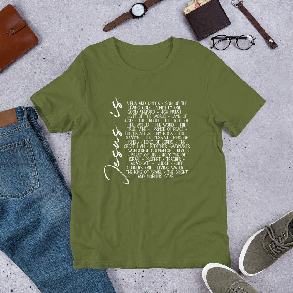 Jesus Is Tee (white)