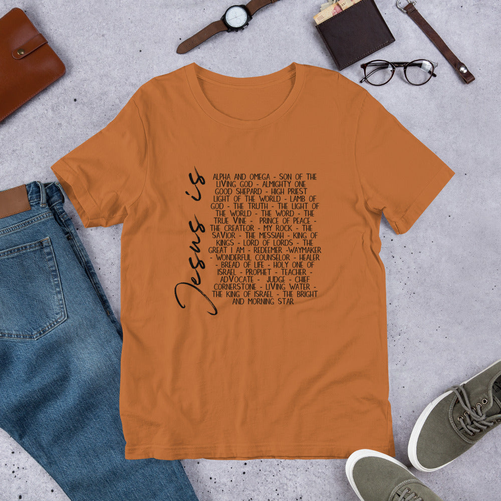 Jesus Is Tee (Black)